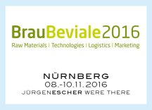 Logo BrauBeviale 2016 Nürnberg 08.-10.11.2016 Jürgen Escher were there